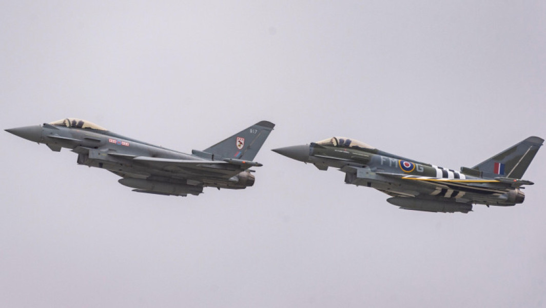 Marea Britanie ia în considerare desfășurarea avioanelor de luptă Typhoon în Ucraina