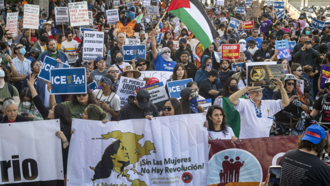 Tensiuni în centrul Los Angeles în urma operațiunilor antiimigratie
