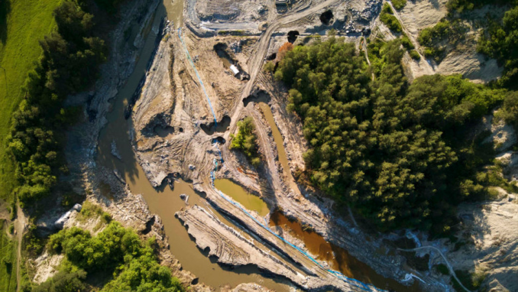 situație stabilizată la salina Praid, autoritățile monitorizează riscurile de la Apele Române