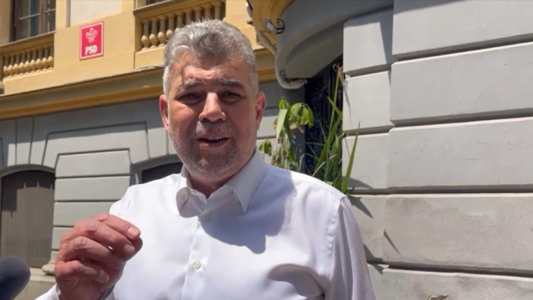 Marcel Ciolacu, surprins la sediul PSD după consultările de la Cotroceni