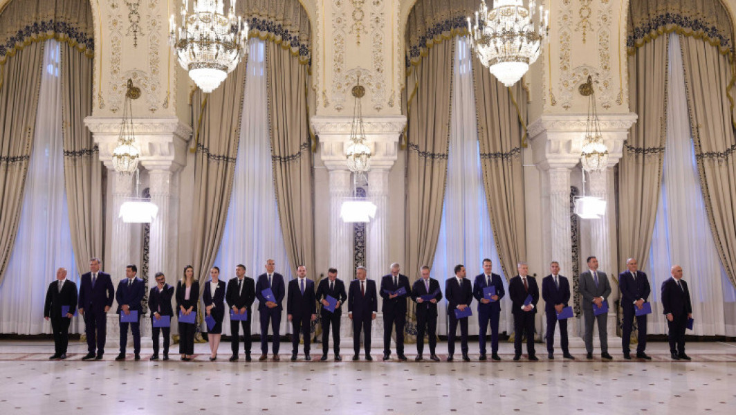 Video&Foto Miniștrii Guvernului Bolojan au depus jurământul la Palatul Cotroceni. Mesajul lui Nicușor Dan