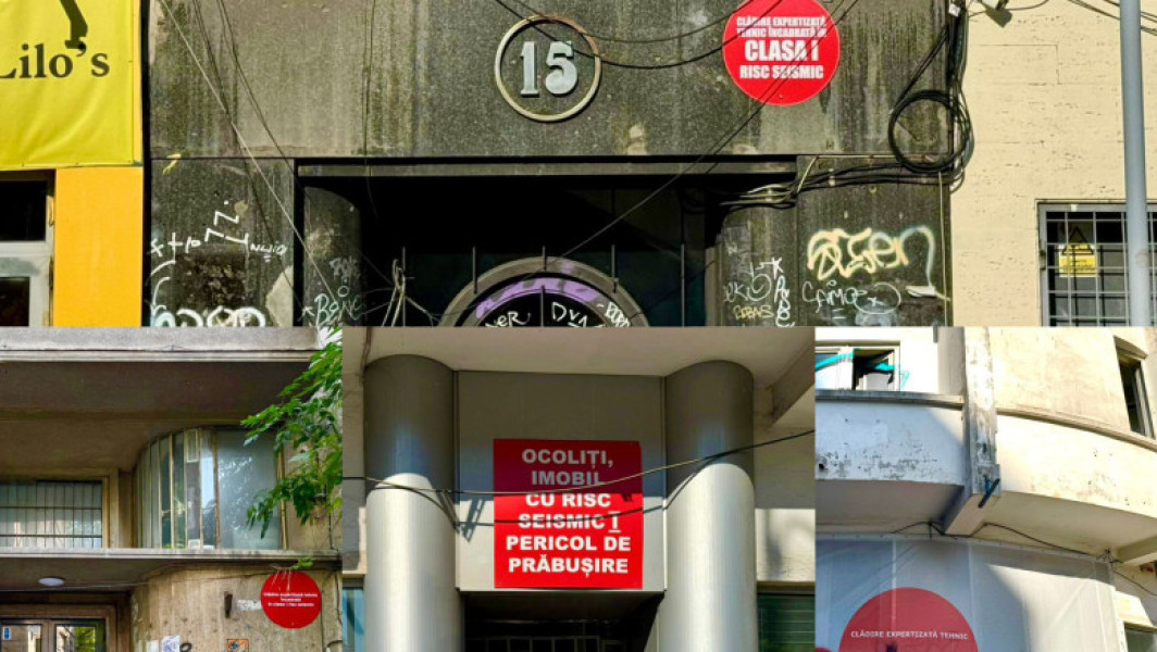 Foto „Bucureștiul cu bulină roșie” (I). Cum știm dacă blocul în care locuim ar putea fi avariat la un mare cutremur